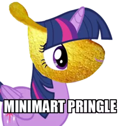 Size: 350x367 | Tagged: alicorn, artist:lightning stripe, chips, derpibooru import, food, image macro, meme, potato chips, pringles, safe, simple background, solo, transparent background, twilight sparkle, twilight sparkle (alicorn), wat