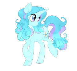 Size: 2700x2500 | Tagged: safe, artist:gigason, derpibooru import, oc, oc:winter doodle, crystal pony, pony, unicorn, crystal unicorn, simple background, solo, transparent background, unicorn oc