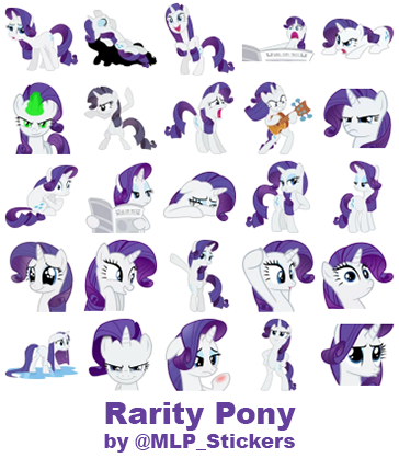 Size: 364x418 | Tagged: safe, artist:mlpcreativelab, derpibooru import, rarity, pony, telegram sticker