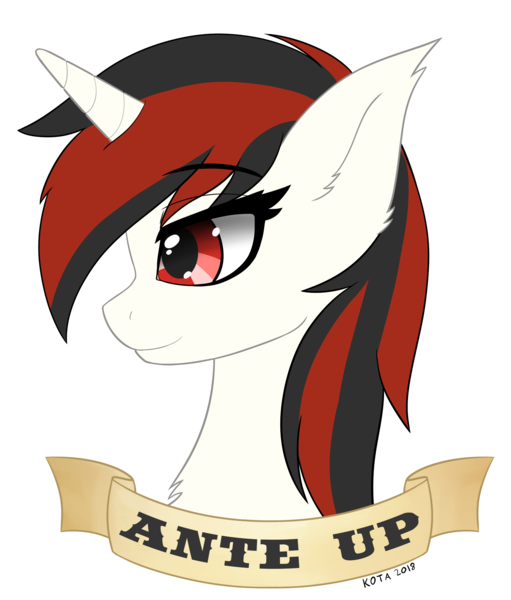 Size: 2439x2866 | Tagged: safe, artist:kota, derpibooru import, oc, oc:blackjack, unofficial characters only, pony, unicorn, fallout equestria, fallout equestria: project horizons, fanfic, bust, fanfic art, female, horn, mare, portrait, profile, simple background, solo, transparent background