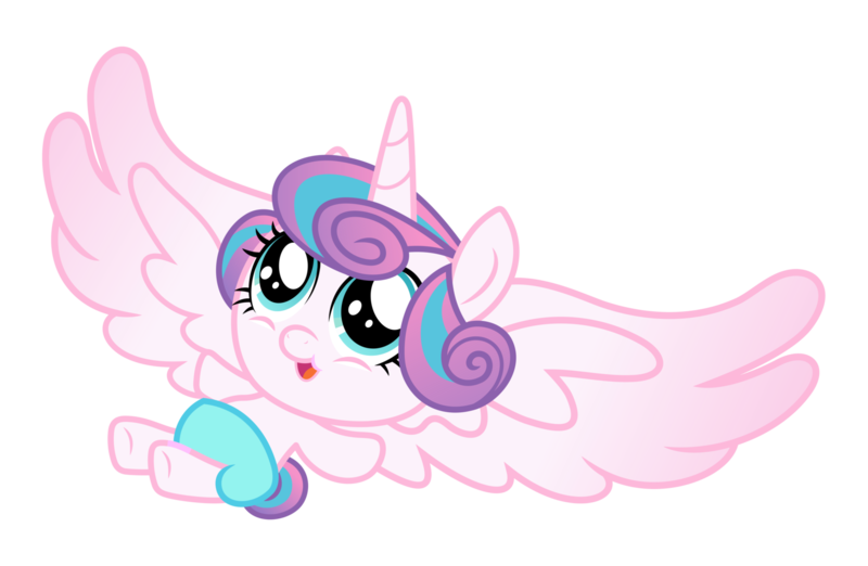 Size: 1600x1043 | Tagged: safe, derpibooru import, princess flurry heart, alicorn, pony, the crystalling, baby, baby pony, cooing, cute, dawwww, diaper, female, filly, flurrybetes, foal, happy, large wings, open mouth, simple background, solo, spread wings, transparent background, wings