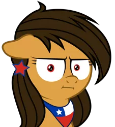 Size: 2716x3000 | Tagged: safe, artist:an-tonio, derpibooru import, oc, oc:chilenia, ponified, unofficial characters only, pony, chile, faic, floppy ears, i mean i see, looking at you, nation ponies, simple background, solo, transparent background, vector