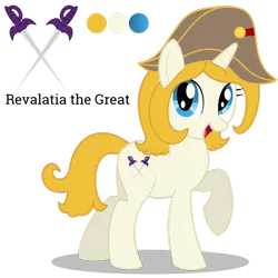 Size: 1024x1024 | Tagged: safe, artist:adjierakapangestu, derpibooru import, oc, oc:revalatia, unofficial characters only, pony, unicorn, bicorne, female, hat, mare, reference sheet, simple background, solo, transparent background, vector