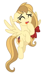 Size: 2885x4870 | Tagged: safe, artist:estories, derpibooru import, oc, oc:alice goldenfeather, unofficial characters only, pegasus, pony, eyes closed, female, floppy ears, mare, simple background, solo, transparent background, vector