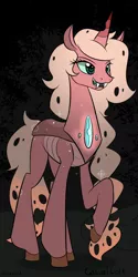 Size: 700x1400 | Tagged: artist:casualcolt, changeling, changeling hybrid, derpibooru import, oc, oc:rose bud, safe