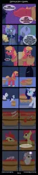 Size: 1024x4655 | Tagged: apple, apple bloom, artist:spokenmind93, big macintosh, comic, comic:past sins, cutie mark crusaders, derpibooru import, eternal night, fanfic:past sins, food, guard, night guard, safe, scootaloo, sweetie belle