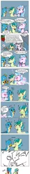 Size: 2626x15295 | Tagged: safe, artist:helsaabi, derpibooru import, gallus, sandbar, silverstream, classical hippogriff, earth pony, gryphon, hippogriff, pony, seapony (g4), the hearth's warming club, accident, blushing, comic, dialogue, engrish, female, gallbar, gallstream, gay, heart, holly, holly mistaken for mistletoe, kissing, male, mistletoe, puking rainbows, sandstream, screaming, shipping, silverstream gets all the creatures, silverstream gets all the stallions, simple background, stallion, straight, text, vomiting