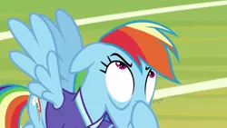 Size: 1280x720 | Tagged: safe, derpibooru import, screencap, rainbow dash, pegasus, pony, the end in friend, disgusted, facehoof, faic, female, great moments in animation, mare, reaction image, solo, spread wings, wings
