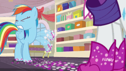 Size: 960x540 | Tagged: animated, boots, derpibooru import, edit, edited screencap, glitter, glitter boots, rainbow dash, rarity, safe, screencap, shoes, the end in friend