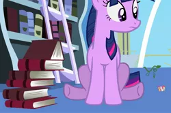 Size: 2473x1638 | Tagged: safe, artist:hereward, derpibooru import, edit, screencap, vector edit, apple bloom, scootaloo, sweetie belle, twilight sparkle, pony, unicorn, beanstalk, cutie mark crusaders, giant pony, jack and the beanstalk, macro, tiny, tiny ponies, unicorn twilight, vector