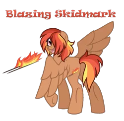 Size: 1167x1140 | Tagged: safe, artist:andy-hazards, derpibooru import, oc, oc:blazing skidmark, unofficial characters only, pegasus, pony, base used, female, hair over one eye, mare, offspring, parent:dumbbell, parent:rainbow dash, parents:dumbdash, simple background, solo, transparent background