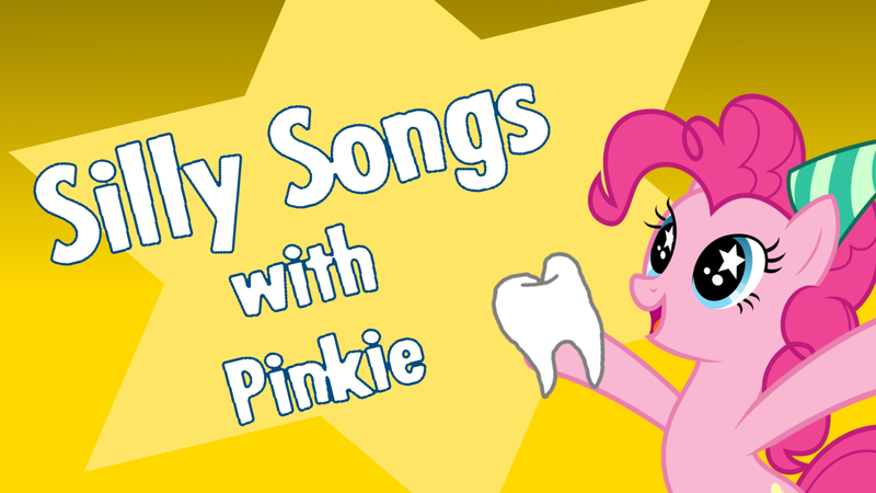 Size: 1366x768 | Tagged: artist needed, derpibooru import, edit, hat, party hat, pinkie pie, safe, silly songs, silly songs with pinkie, tooth, veggietales