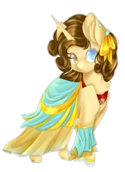 Size: 2017x2792 | Tagged: safe, artist:ether-akari, derpibooru import, oc, oc:coffee cream, unofficial characters only, pony, unicorn, clothes, commission, cute, dress, female, gala dress, simple background, solo, transparent background