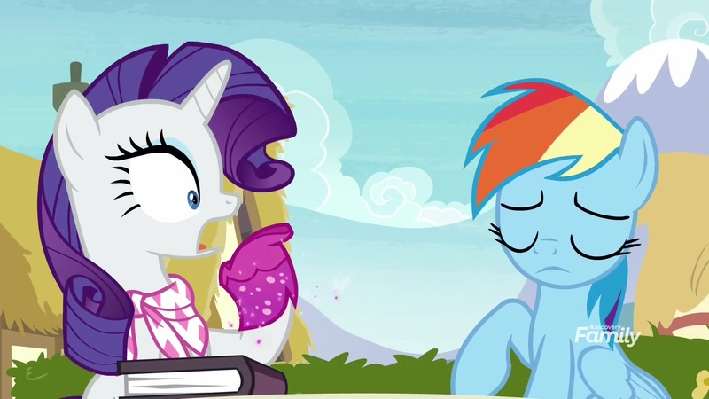 Size: 1920x1080 | Tagged: safe, derpibooru import, screencap, rainbow dash, rarity, pony, the end in friend, boots, glitter boots, shoes