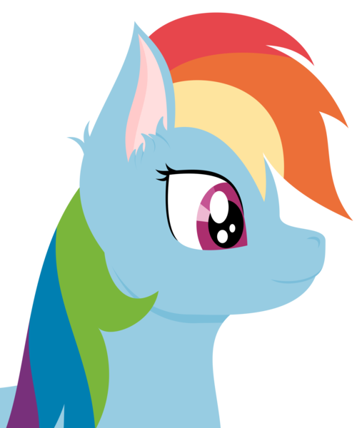 Size: 2500x3000 | Tagged: safe, artist:alltimemine, derpibooru import, rainbow dash, pegasus, pony, bust, ear fluff, female, lineless, mare, portrait, profile, simple background, solo, transparent background