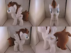 Size: 1597x1199 | Tagged: safe, artist:little-broy-peep, derpibooru import, oc, oc:core, pegasus, pony, irl, male, photo, plushie, solo, stallion