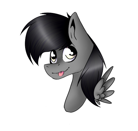 Size: 478x455 | Tagged: safe, artist:chazmazda, derpibooru import, oc, unofficial characters only, pegasus, pony, :p, bust, commission, flat color, head shot, highlight, male, portrait, shade, shading, silly, simple background, solo, tongue out, transparent background, wings