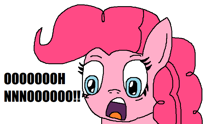 Size: 705x423 | Tagged: safe, artist:logan jones, derpibooru import, pinkie pie, pony, banjo kazooie: nuts and bolts, female, jontron, oh no, reaction image