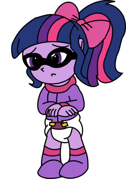 Size: 1781x2524 | Tagged: safe, artist:crystal2riolu, artist:mrdoctorderpy, derpibooru import, edit, sci-twi, twilight sparkle, equestria girls, baby, bow, cute, diaper, simple background, solo, transparent background, twiabetes, younger