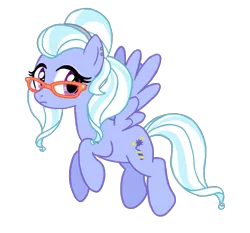 Size: 1240x1158 | Tagged: safe, artist:flipwix, derpibooru import, sugarcoat, ponified, pegasus, pony, equestria girls, friendship games, commission, ear piercing, earring, equestria girls ponified, female, flying, glasses, headband, jewelry, mare, piercing, preview, simple background, solo, transparent background, wings