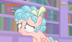 Size: 798x464 | Tagged: safe, derpibooru import, screencap, cozy glow, pegasus, pony, what lies beneath, bow, cozybetes, crying, cute, female, filly, foal, hair bow, ringlets, sad, sadorable, scrunchy face, solo, teary eyes