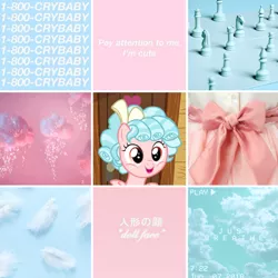 Size: 800x800 | Tagged: artist:sarahbearquartz, cozy glow, derpibooru import, marks for effort, moodboard, safe, solo