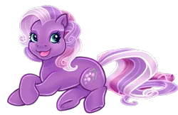 Size: 697x452 | Tagged: safe, artist:conphettey, derpibooru import, wysteria, pony, cute, g3, g3betes, i can't believe it's not hasbro studios, simple background, solo, transparent background