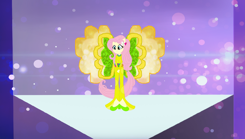 Size: 1764x1003 | Tagged: safe, artist:selenaede, artist:user15432, derpibooru import, fluttershy, fairy, human, equestria girls, base used, clothes, crossover, ear piercing, earring, fairy wings, flower, hairpin, hasbro, hasbro studios, high heels, humanized, jewelry, onyrix, piercing, ponied up, rainbow s.r.l, shoes, transformation, winged humanization, wings, winx club, world of winx