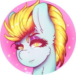 Size: 2022x2010 | Tagged: safe, artist:aaa-its-spook, derpibooru import, lightning dust, pegasus, pony, beautiful, bedroom eyes, bust, eyeshadow, female, looking at you, makeup, mare, portrait, simple background, solo, transparent background