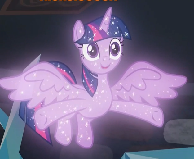 Size: 626x512 | Tagged: alicorn, cropped, cute, derpibooru import, female, implied twilight sparkle, mare, safe, screencap, smiling, sparkles, spread wings, treeabetes, treelightbetes, treelight sparkle, tree of harmony, what lies beneath, wings
