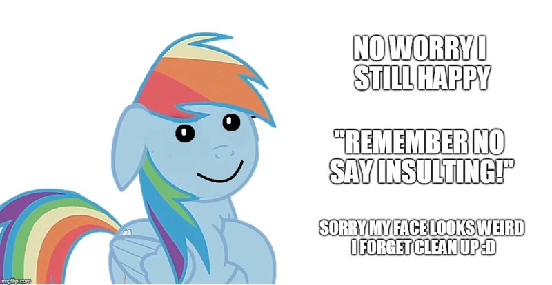 Size: 965x499 | Tagged: derpibooru import, edit, image macro, meme, rainbow dash, safe, west of loathing