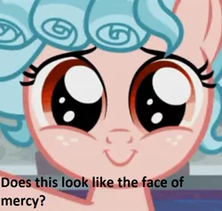 Size: 713x677 | Tagged: adorable face, cozybetes, cozy glow, cozy glow is best facemaker, cropped, cute, derpibooru import, edit, edited screencap, face of mercy, female, filly, foal, safe, school raze, screencap, smiling, text