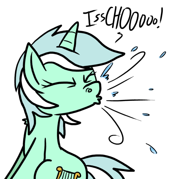 Size: 2822x2951 | Tagged: safe, derpibooru import, lyra heartstrings, pony, unicorn, female, fetish, mare, simple background, sitting, sneeze cloud, sneeze spray, sneezing, solo, spitting, transparent background