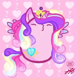 Size: 1024x1024 | Tagged: alicorn, artist:stainedglasslighthea, bean pony, cute, cutedance, derpibooru import, female, potato pony, princess cadance, safe, solo