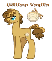 Size: 732x860 | Tagged: safe, artist:andy-hazards, derpibooru import, oc, oc:william vanilla, unofficial characters only, earth pony, pony, base used, offspring, parent:cheese sandwich, parent:pinkie pie, parents:cheesepie, simple background, solo, transparent background