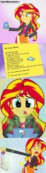 Size: 791x2934 | Tagged: suggestive, artist:maze1000, derpibooru import, rainbow dash, sunset shimmer, equestria girls, clothes, comic, dirty smelly socks, dirty socks, meme, socks, stinky socks, sunset is disgusted, trolling