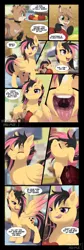 Size: 848x2518 | Tagged: suggestive, artist:nummynumz, derpibooru import, oc, oc:foxtrot, pegasus, pony, comic:apple of her eye, apple, comic, dialogue, drool, drool string, eyes closed, female, fetish, floppy ears, food, imminent vore, implied shrinking, licking, licking lips, mare, maw, mawshot, open mouth, puffy cheeks, salivating, soft vore, speech bubble, swallowing, throat, throat bulge, tongue out, unaware, uvula, vore