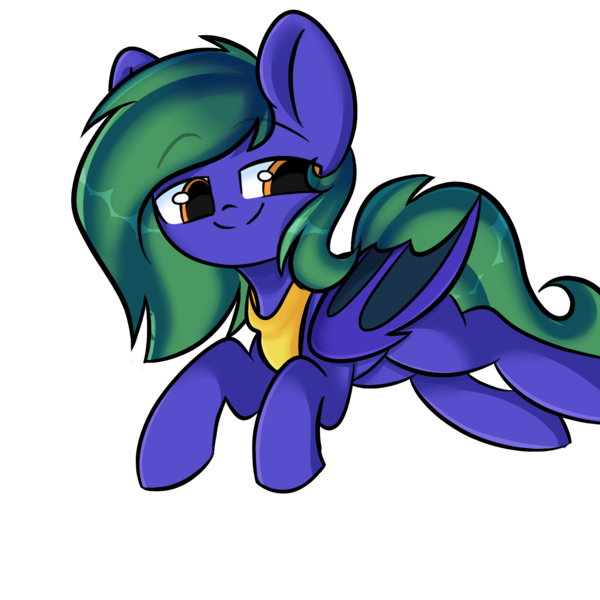 Size: 2000x2000 | Tagged: safe, artist:thieftea, derpibooru import, oc, unofficial characters only, bat pony, pony, bat pony oc, bat wings, choker, commission, digital art, green hair, green mane, green tail, high res, male, prone, simple background, smiling, solo, stallion, transparent background, ych result