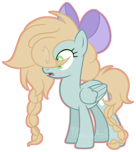 Size: 1965x2206 | Tagged: safe, artist:macaroonburst, derpibooru import, oc, oc:sunshine dapple, pegasus, pony, bow, female, hair bow, mare, simple background, solo, transparent background