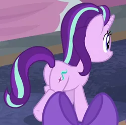 Size: 368x366 | Tagged: cropped, derpibooru import, glimmer glutes, plot, safe, school daze, screencap, starlight glimmer