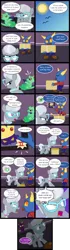 Size: 2000x7171 | Tagged: safe, artist:magerblutooth, derpibooru import, silver spoon, oc, oc:handy dandy, oc:iggy, oc:il, earth pony, iguana, imp, pony, comic:diamond and dazzle, box, comic, sun, video game