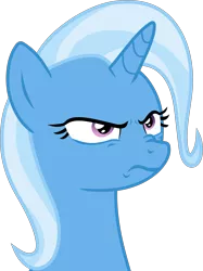 Size: 2367x3165 | Tagged: safe, artist:frownfactory, derpibooru import, trixie, pony, unicorn, road to friendship, .svg available, angry, female, horn, mare, simple background, solo, svg, transparent background, vector