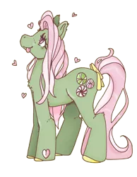 Size: 2090x2687 | Tagged: safe, artist:zxmbiii, derpibooru import, minty, pony, g3, g3betes, hoof heart, mintabetes, simple background, solo, transparent background
