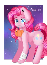 Size: 3000x4091 | Tagged: artist:milkymitsuki, cute, derpibooru import, diapinkes, halloween, holiday, pinkie pie, safe, simple background, solo, transparent background