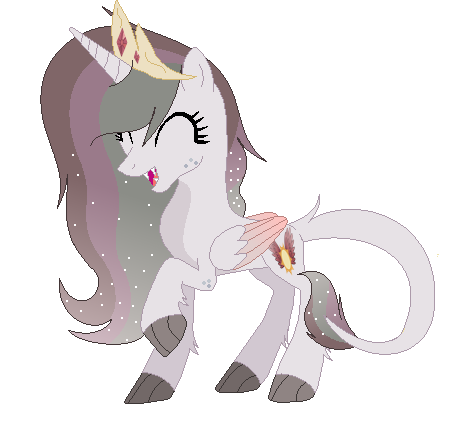 Size: 461x428 | Tagged: artist:puderniczka12, derpibooru import, dracony, hybrid, interspecies offspring, oc, oc:princess eris, offspring, parent:dragon lord torch, parent:princess celestia, safe, simple background, solo, transparent background, unofficial characters only