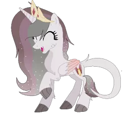 Size: 461x428 | Tagged: artist:puderniczka12, derpibooru import, dracony, hybrid, interspecies offspring, oc, oc:princess eris, offspring, parent:dragon lord torch, parent:princess celestia, safe, simple background, solo, transparent background, unofficial characters only