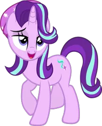 Size: 3659x4500 | Tagged: safe, artist:slb94, derpibooru import, starlight glimmer, ponified, pony, equestria girls, mirror magic, spoiler:eqg specials, beanie, equestria girls ponified, hat, ponified humanized pony, simple background, solo, transparent background, vector