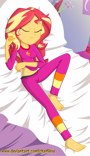 Safe Artist Charliexe Derpibooru Import Sunset Shimmer