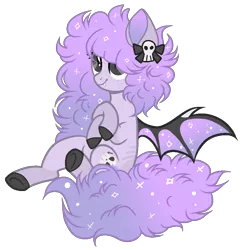 Size: 882x898 | Tagged: safe, artist:mintoria, derpibooru import, oc, oc:paris, bat pony, pony, female, mare, simple background, solo, transparent background