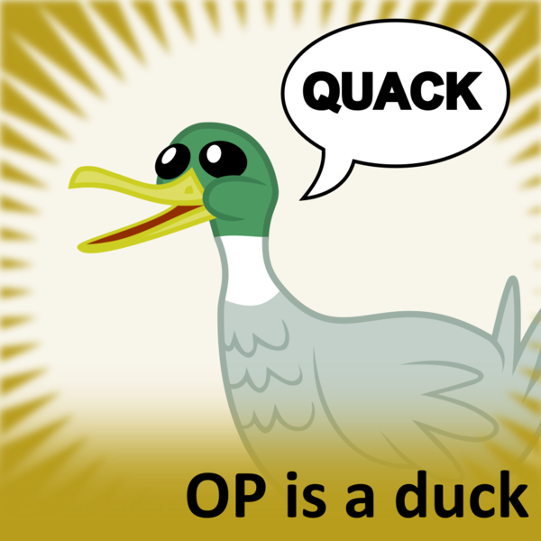 Size: 1024x1024 | Tagged: derpibooru, derpibooru import, duck, mallard, meta, official spoiler image, reaction image, safe, simple background, spoilered image joke, transparent background